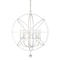 Z-Lite Tull 8 Light Chandelier, Matte White 458-30MW - alternate 7